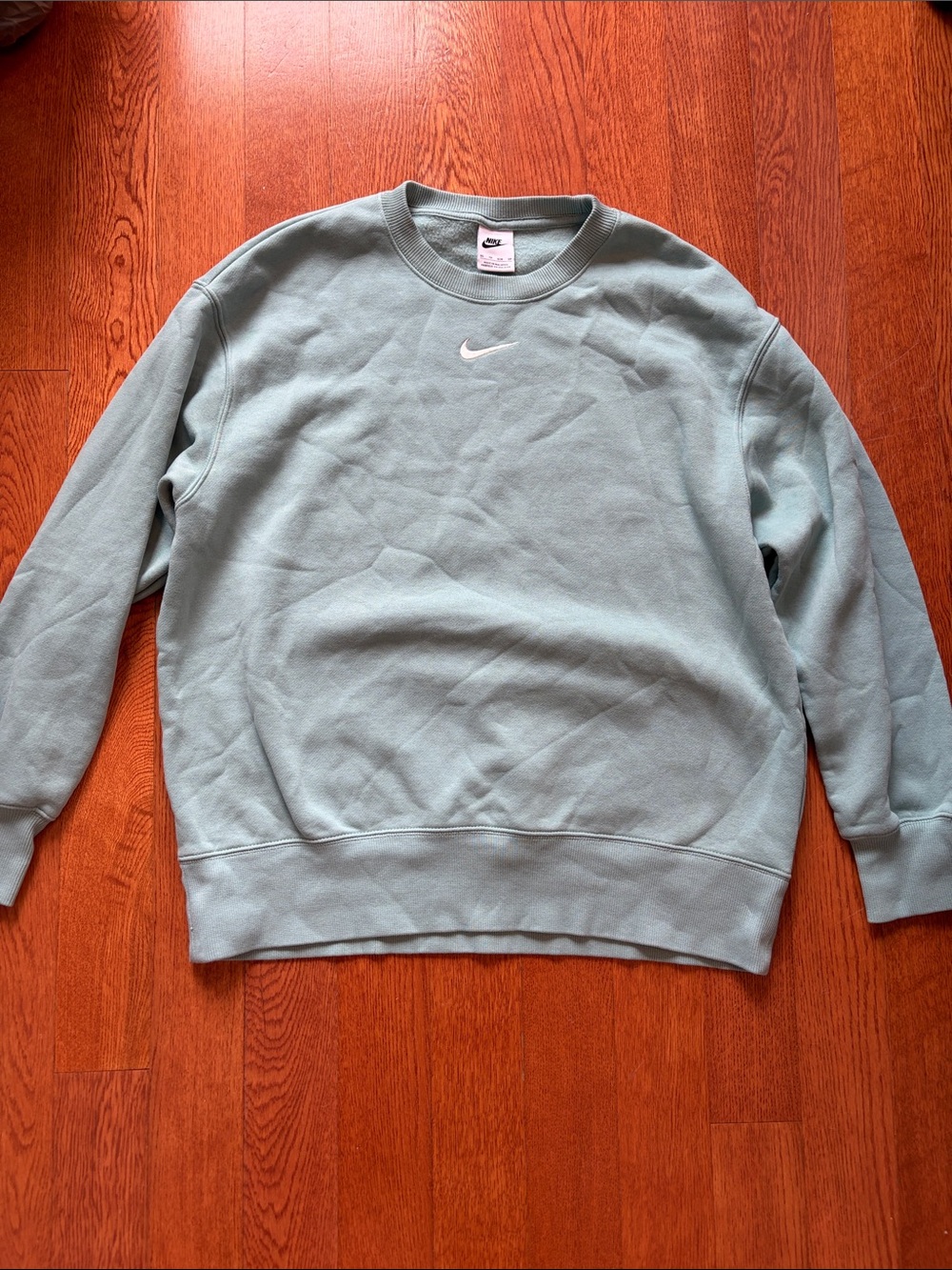 Nike Sportswear Oversized Phoenix Fleece Pullover XS Cannon/Teal Athleisure